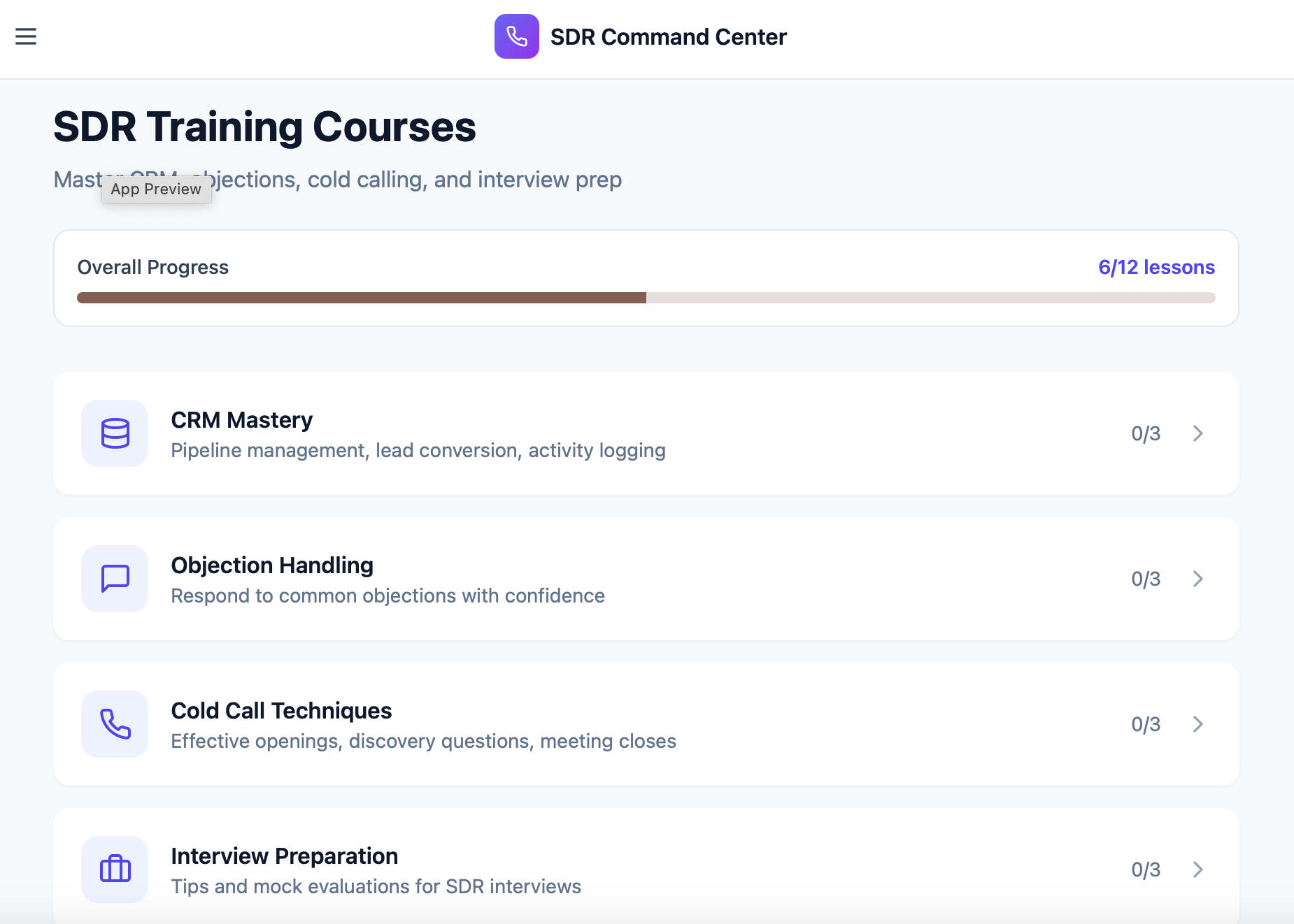 SDR Training Courses